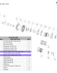 R6 Rear Hub Parts