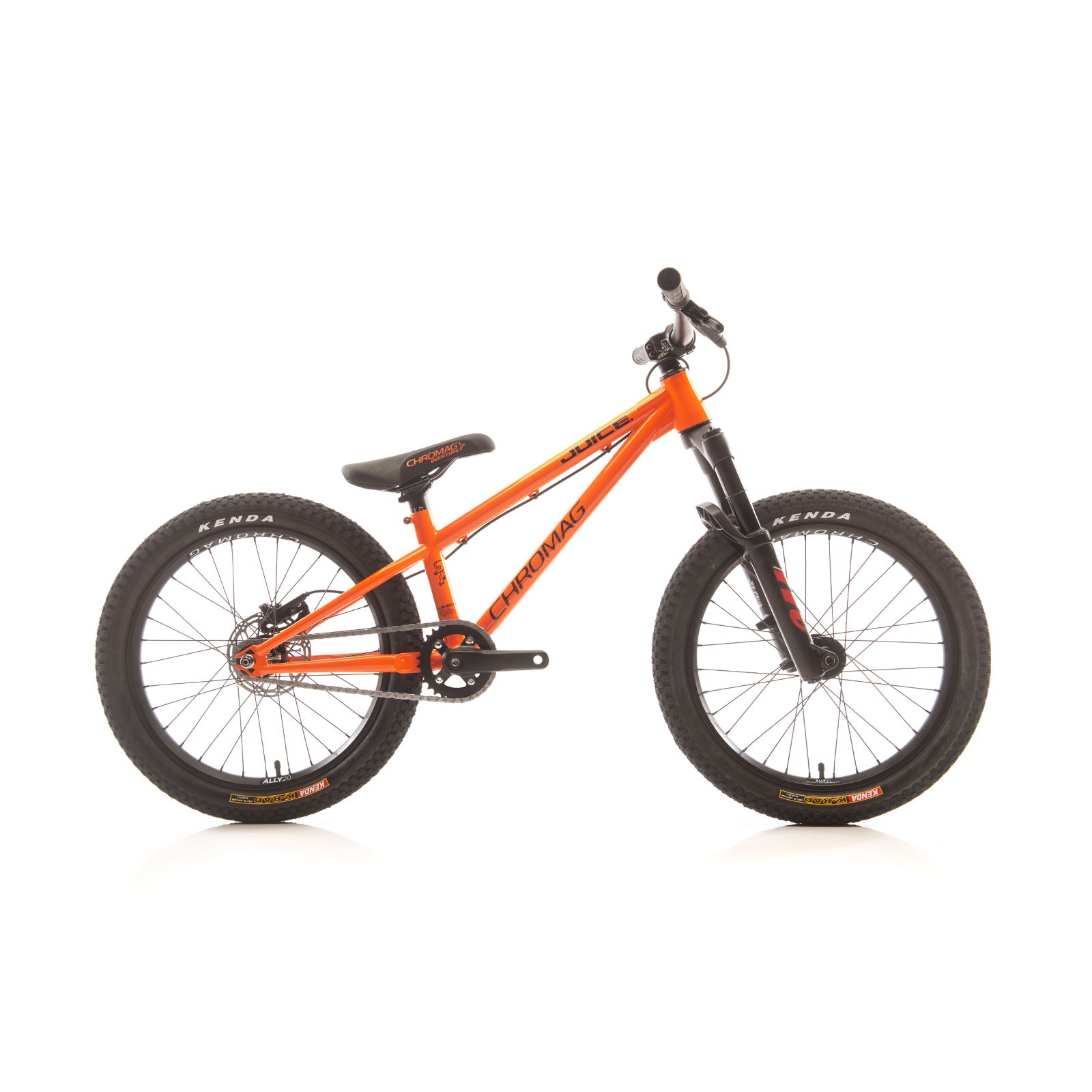 Juice Chromag Kids Dirt Jump Bike MTB Hardtail Mountain Bike Orange Tang